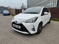 Used Toyota Yaris Hybrid 2018 White Hatchback