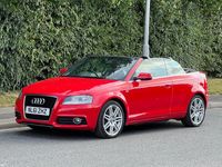 Begagnad Audi A3 Cabriolet S-Line 105 HK (77 kW) 2011 Röd Cab