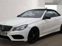 Used Mercedes E220 AMG 170 HP (125 kW) 2014 White Cabriolet