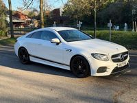 Used Mercedes E220 AMG line 2017 White Coupe