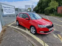 Used Skoda Fabia SE L 95 HP (69 kW) 2019 Red Hatchback