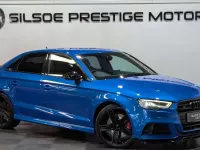 Used Audi A3 Black Edition 2019 Blue Sedan