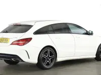 Used Mercedes CLA220 AMG line 2018 White Coupe