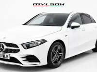 Used Mercedes A250 AMG line 2021 White Hatchback