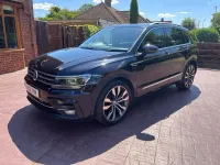 Used VW Tiguan R-line 190 HP (139 kW) 2018 Black SUV