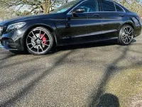 Used Mercedes C220 AMG line 2019 Black Sedan