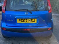 Used Nissan Note SE 88 HP (64 kW) 2007 Blue Hatchback
