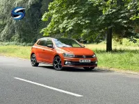 Used VW Polo R-line 93 HP (68 kW) 2020 Orange Hatchback