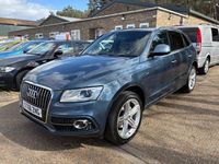 Used Audi Q5 S-line plus 190 HP (139 kW) 2017 Blue SUV
