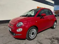 Used Fiat 500 Lounge 69 HP (50 kW) 2019 Red Hatchback
