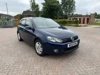 Used VW Golf VII 2013 Blue Hatchback