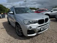 Used BMW X3 M Sport 190 HP (139 kW) 2015 Silver SUV
