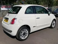 Used Fiat 500 Lounge 69 HP (50 kW) 2014 White Hatchback