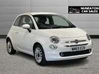 Used Fiat 500 Lounge 69 HP (50 kW) 2020 White Hatchback