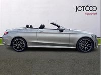 Used Mercedes C300 AMG Line Premium 241 HP (177 kW) 2019 Silver Cabriolet