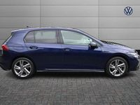 Used VW Golf VIII R-line 130 HP (95 kW) 2021 Blue Hatchback
