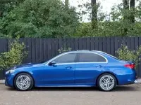 Used Mercedes C200 AMG line 204 HP (150 kW) 2024 Blue Coupe