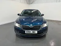 Used Skoda Superb SE L Executive 190 HP (139 kW) 2016 Blue Hatchback