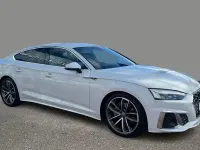 Used Audi A5 Sportback S-Line 204 HP (150 kW) 2021 White Hatchback