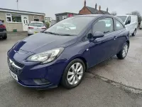 Used Vauxhall Corsa 73 HP (53 kW) 2017 Blue Hatchback