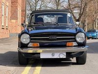 Used Triumph TR6 150 HP (110 kW) 1973 Blue Cabriolet