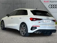 Used Audi S3 Sportback Advanced 310 HP (228 kW) 2021 White Hatchback