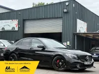 Used Mercedes C200 AMG line 2019 Black Sedan