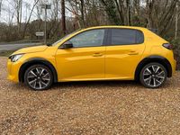 Used Peugeot 208 GT 100 HP (73 kW) 2021 Yellow Hatchback