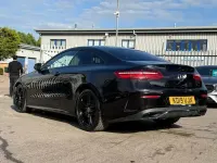 Used Mercedes E300 AMG line 245 HP (180 kW) 2019 Black Coupe