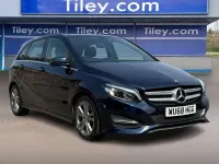 Used Mercedes B200 Exclusive 156 HP (114 kW) 2018 Blue Hatchback