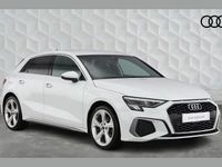 Used Audi A3 S-Line 108 HP (79 kW) 2024 White Hatchback