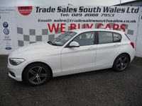 Used BMW 116 Sport Line 2017 White Hatchback