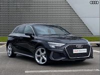 Used Audi A3 S-Line 147 HP (108 kW) 2023 Black Sedan