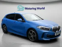 Used BMW 118 M Sport 136 HP (100 kW) 2021 Blue Hatchback