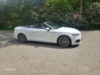 Used Audi A5 Cabriolet S-Line 190 HP (139 kW) 2017 White Cabriolet