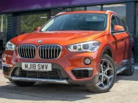 Used BMW X1 xLine 192 HP (141 kW) 2018 Orange SUV