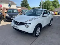 Used Nissan Juke Acenta 110 HP (80 kW) 2013 White SUV