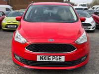 Used Ford C-MAX Zetec 125 HP (91 kW) 2016 Red MPV