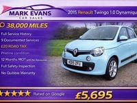 Used Renault Twingo Dynamique 70 HP (51 kW) 2015 Blue Hatchback