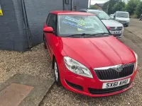 Used Skoda Fabia SE 86 HP (63 kW) 2012 Red Hatchback