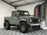 Used Land Rover Defender 122 HP (89 kW) 2007 Green Pickup