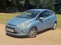 Used Ford Fiesta Zetec 2010 Blue Hatchback