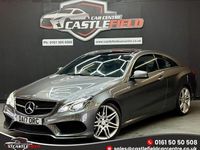 Begagnad Mercedes E220 AMG line 177 HK (130 kW) 2017 Grå Sportkupé