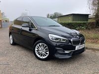Used BMW 216 Active Tourer Luxury Line 116 HP (85 kW) 2019 Black MPV