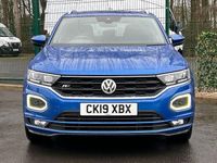 Used VW T-Roc R-line 115 HP (84 kW) 2019 Blue SUV