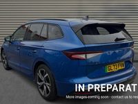 Used Skoda Enyaq iV SportlinePlus 150 kW (204 HP) 2023 Race blue metallic SUV