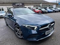 Used Mercedes A180 AMG Line Premium Plus 116 HP (85 kW) 2020 Blue Hatchback