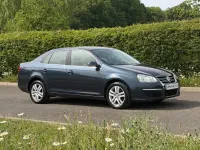 Used VW Jetta SE 105 HP (77 kW) 2009 Blue Sedan