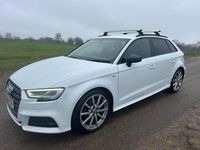 Used Audi A3 Black Edition 116 HP (85 kW) 2019 White Sedan