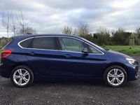 Used BMW 218 Active Tourer Luxury Line 148 HP (108 kW) 2018 Blue MPV